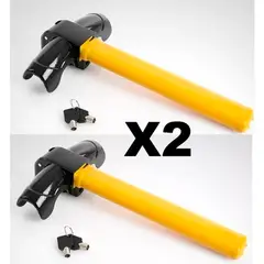 ESHOPANGIE - X2 Traba Volante Candado Antirrobo Acero Llave Seguridad