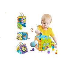 GENERICO - Juguete cubo de actividades multifuncional 6 en 1 para bebé