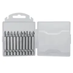 INGCO - Juego Puntas Phillips Hex S2 Ph2 10pcs Magnetico