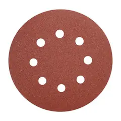 TOTAL TOOLS - 6 Disco Lija Para Pulir 225mm Velcro Grano Variado Total