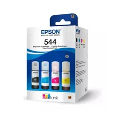 EPSON - Pack de 4 Botellas de tintas para impresora