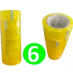 ESHOPANGIE - Pack X6 Cinta Embalaje 4.5cm Transparente