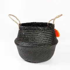 PLANT ME - CANASTO DECORATIVO DE FIBRA NATURAL L GUILIS