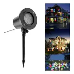 GENERICO - Proyector Decorativo Foco Laser Luces Led Navidad Fiesta 013200