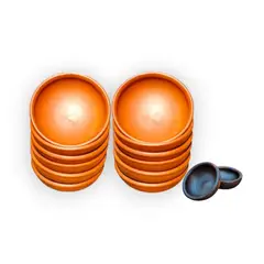 GENERICO - Pailas De Greda 17cm. Pack 12 Unidades. Somos Fabricantes