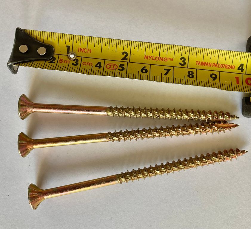 100 Tornillos Turbo 14(6.0) x 100/60 mm