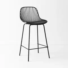 KLIK - Taburete Piso Bar Tropea Alto - Negro