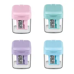 FABER-CASTELL - Sacapunta con depósito Colores Pastel Mini Box surtido.