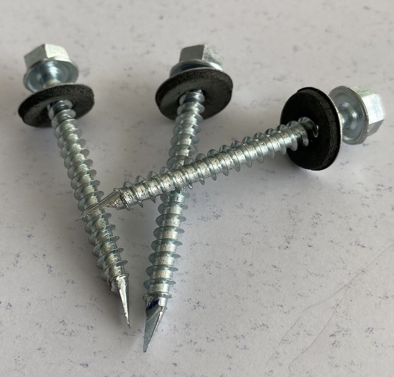 100 Tornillos para Techo 10 x 2" Punta Espada