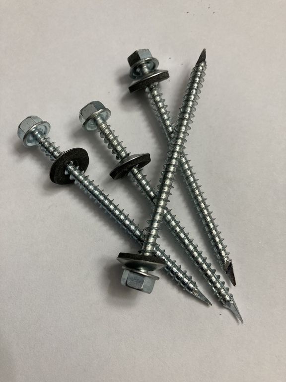 100 Tornillos para Techo 10 x 3" Punta Espada
