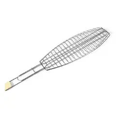 GENERICO - Grill Para Pescado Cocción Cocina Asado Parrilla Bbq Rejilla 262222