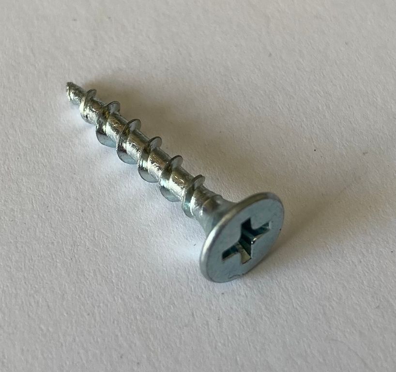 1000 Tornillos CRS 6x1 Rosca Gruesa