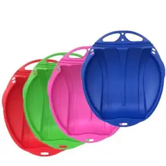 GENERICO - Trineo de nieve redondo rosado