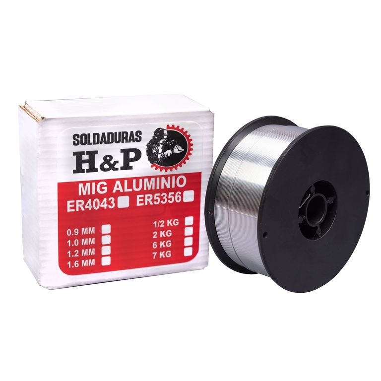 Alambre Mig Aluminio H&P 4043 0.5kg 1.0mm