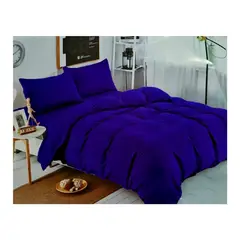 GENERICO - Juego De Sabanas Unicolor Azul 2.0 Plazas (Queen) 144 Hilos