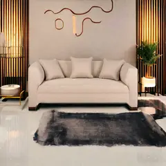 MUEBLES AMERICA - Sofá Metropolitan 3 Cuerpos Lino Beige