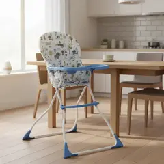 BEBESIT - Silla de Comer Arti Azul