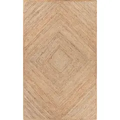 BAZHARS - Alfombra Yute 190X290 cm Nir Farm 08