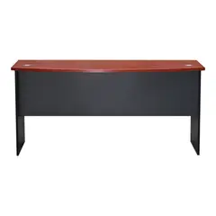 MSA MUEBLES SANTA ANA - ESCRITORIO CURVO 160 CEREZO CON NEGRO