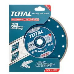 TOTAL TOOLS - Disco Diamantado Corte Humedo 7 180mm