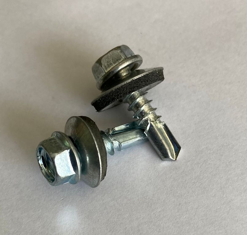 1000 Autoperforantes Hexagonal de 12 x 3/4