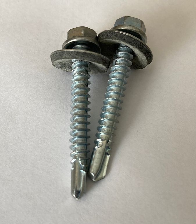 100 Autoperforantes 12 x 1.1/2" Hexagonal con Golilla