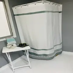 GIOS - Cortina De Baño Bolillo Menta