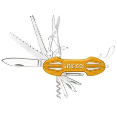 INGCO - Navaja Cortaplumas Multiusos 15 En 1 Hmfk8158