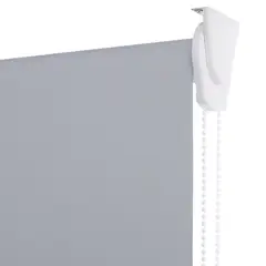 BERTEX - Cortina Roller Blackout Gris 210x240 cm Persiana de altura ajustable