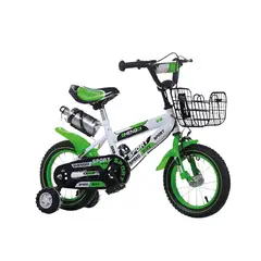 LUMAX - Bicicleta Infantil Aro 16 Verde Con Rueditas