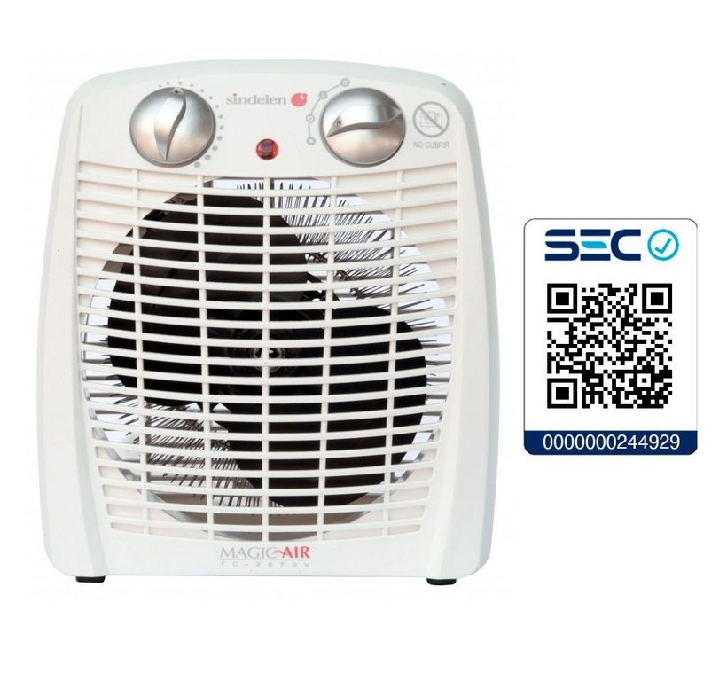 Termoventilador Turbo Calefactor Estufa TC-2070V 25m2 1920W