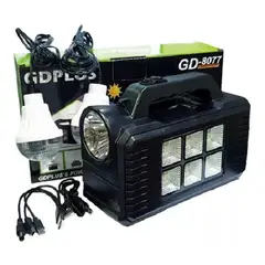 LISM - Kit Solar Emergencia Camping Usb 2 Ampolletas Led 36hrs 220065