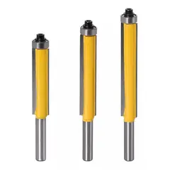 GENERICO - Fresa Madera Copiadora Larga Vástago 8mm 3un Dif Medidas