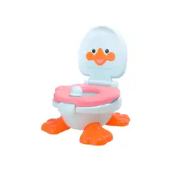 LUMAX - Pelela Bacinica Pato Bebe 3 En 1 Niño O Niña Rosado