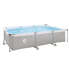 AVENLI - Piscina Estructural 3701 Litros 65x207x300 cm Gris