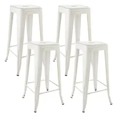 NOVAHUS - PACK 4 PISO METAL TOLIX BLANCO