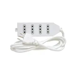 MACROTEL - Alargadores Zapatilla 4tomas Corriente 1 5mts Blanco