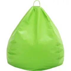 GENERICO - Funda Pouf Pera Infantil Verde Eco Cuero 60x50x50 cm Máxima Design.