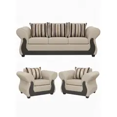 RUZAM MOBEL - JUEGO DE LIVING 3-1-1 TOKIO BEIGE LINO