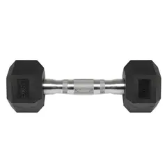 ATLETIS - Mancuerna Hexagonal 2.5 Kg Negro