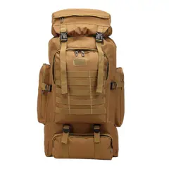 GENERICO - Mochila de campaña 80L color coyote para camping senderismo