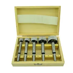 MAKAWA - Kit Set Juego De Brocas Fortsner Para Madera 5 Piezas