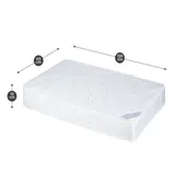 BBQOOL - Colchón Infantil Resorte Cozy 130x60x15cm