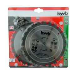 KWB - Pack2 Hoja Disco Sierra Circular 7 1/4 24 Dientes 586191