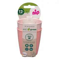 NIP - Vasos Green Pack 2 Rosa