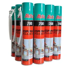 AKFIX - Espuma Expansiva Poliuretano Expansiva 750ml Caja 12und