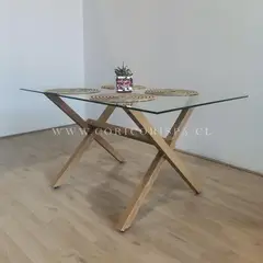 CORI CORI - Mesa de Comedor Medlock 140x90cms Vidrio