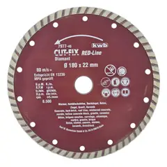 KWB - Disco De Corte Diamantado Turbo 7 180mm 7977-40