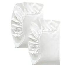 OLIVIA Y SAM - PACK 2 SABANAS BAJERAS COLECHO S BLANCO