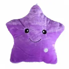 GENERICO - Cojin Estrella Luminosa - Morado.